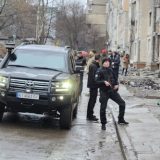 делегацията ни в бомбоубежище в Киев