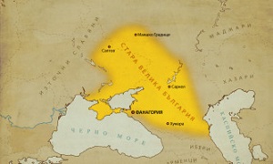 Карта на Стара Велика България