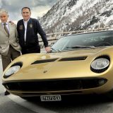 Lamborghini-Miura със създателя си Гандини