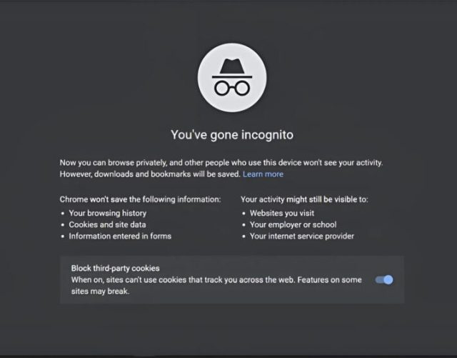 Google режим инкогнито