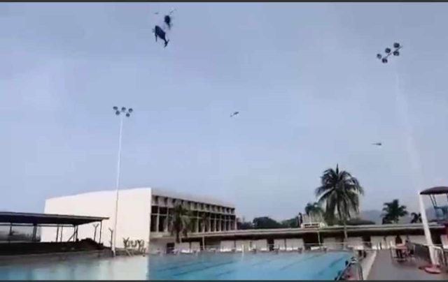 катастрофа с два военни хеликоптера в Малайзия