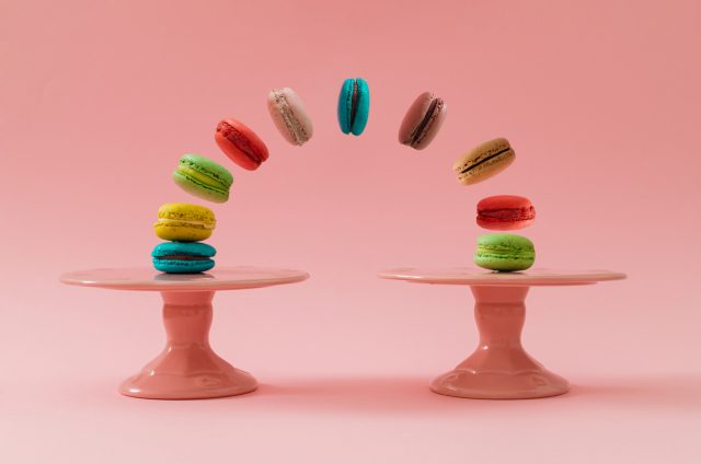 изящни френски макарони