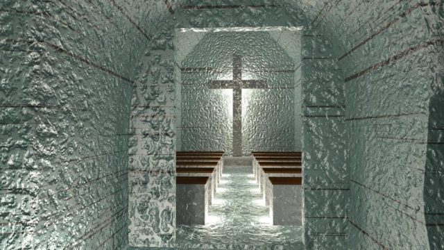 изкуствен леден тунел