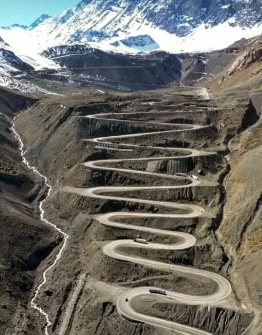 Международният проход Лос Либертадорес в Андите