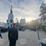 Пред паметника „Майка България“