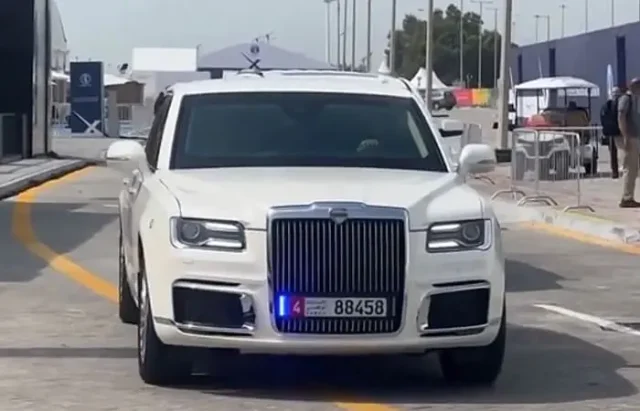 Руския автомобил senat-ausrus в ОАЕ