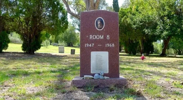 котка стая номер осем надгробен камък