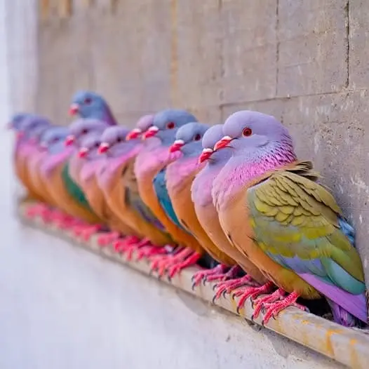 розов гълъб