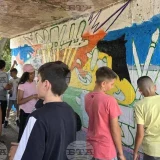 графити рисунки на деца в Сливен