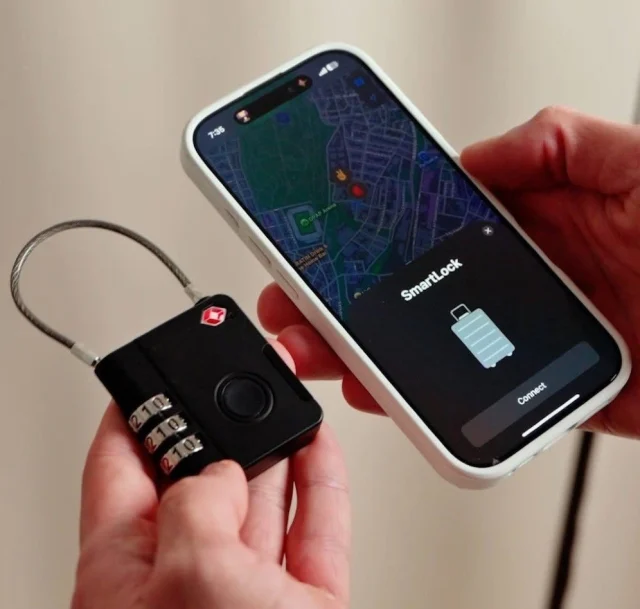 биометрична интелигентна ключалка за багаж-KeySmart SmartLock