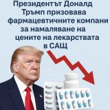 Тръпм с призив за намаляване цените на лекарствата