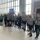 посрещане на волейболистите