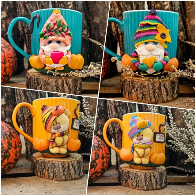 чаши от полимерна глина