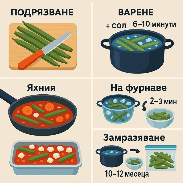 Зелен боб приготвяне