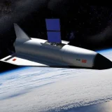 Китайският космически самолет Shenlong при изстрелване с ракета Long March